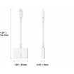Belkin RockStar Lightning-Audio und Ladeadapter, Weiß