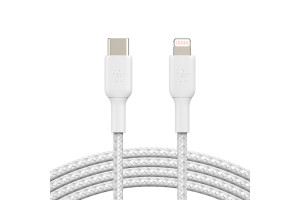 Belkin Lightning/USB-C Kabel ummantelt