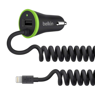 Belkin BOOST-UP Universal-Kfz-Ladegerät mit Lightning-Kabel